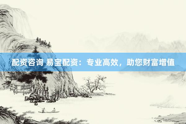 配资咨询 易宝配资：专业高效，助您财富增值